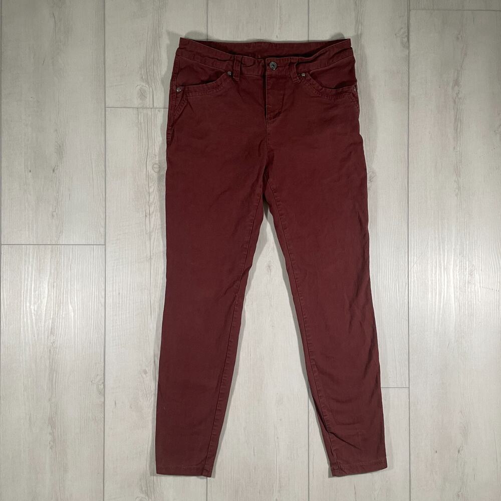 Kuhl Women's 8 Brooke Skinny Hiking Outdoor Pants Regular Canvas Maroon Red
